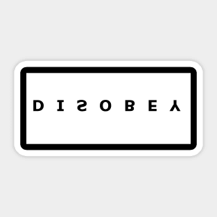 Disobey Sticker